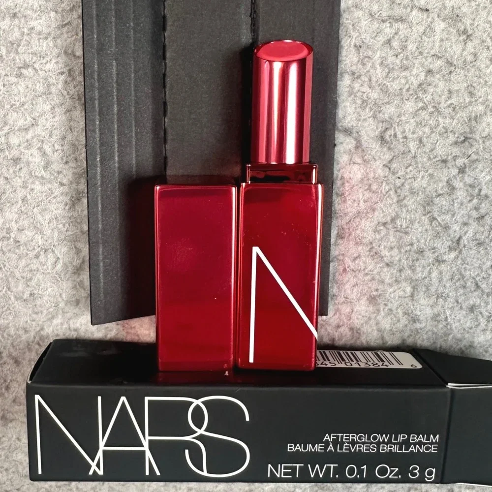 NARS Afterglow Lip Balm Deep Throat 0.1oz Pink Gold Shimmer Sheer Shine NWT